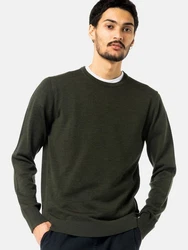 Rusty Strickpullover SLUNG CREW NECK LAYERING KNIT Dunkelgrün