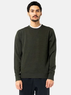 Rusty Strickpullover SLUNG CREW NECK LAYERING KNIT Dunkelgrün