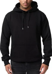 Smith & Solo Kapuzensweatshirt Hoodie Herren Schwarz