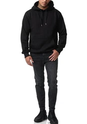 Smith & Solo Kapuzensweatshirt Hoodie Herren Schwarz