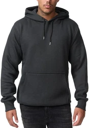Smith & Solo Kapuzensweatshirt Hoodie Herren Dunkelgrau/Grau/Hellgrau/Schwarz