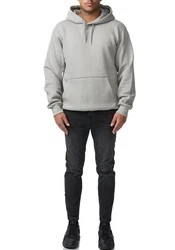 Smith & Solo Kapuzensweatshirt Hoodie Herren Grau/Hellgrau