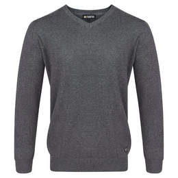 Sweatshirt Herren V-Neck Pullover RIVEmil Regular Fit Organic Cotton Bio Basic Longsleeve Shirt aus 100% Baumwolle
