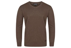 Riverso Sweatshirt Herren V-Neck Pullover RIVEmil Regular Fit Khaki/Dunkelbraun/Grau/Dunkelgrün/Braun