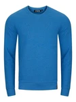riverso Herren Pullover RIVPhillip Sweatshirt Basic Rundhals Sweater Pulli Langarm Regular Fit Einfarbig Blau