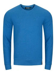riverso Herren Pullover RIVPhillip Sweatshirt Basic Rundhals Sweater Pulli Langarm Regular Fit Einfarbig Blau