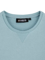 riverso Herren Pullover RIVPhillip Sweatshirt Basic Rundhals Sweater Pulli Langarm Regular Fit Einfarbig 