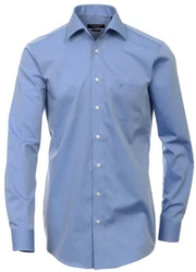 CASAMODA Businesshemd Herren Hemd extra langer Arm regular fit blau (HL28)