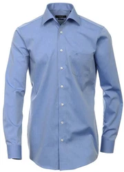 CASAMODA Businesshemd Herren Hemd extra langer Arm regular fit blau (HL28)