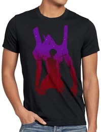 T-Shirt EVA-0 Psycho neon genesis evangelion anime manga japanisch blu-ray