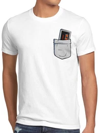 T-Shirt NES Brusttasche classic 8-Bit konsole super mario nintendo switch