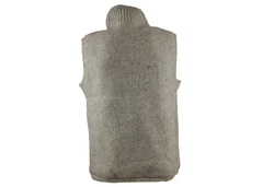 KUNST UND MAGIE Herren Strickweste Hellgrau/Grau/Braun/Beige
