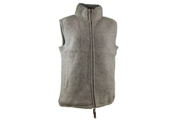 KUNST UND MAGIE Herren Strickweste Hellgrau/Grau/Braun/Beige