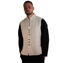 Kurzweste Traditionelle Nepal Gilet Herren Hippie Weste