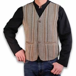 KUNST UND MAGIE Anzugweste Gilet Alternative Braun/Beige/Schwarz