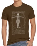 style3 T-Shirt Vitruvianischer Eren Jäger on Attack Aufklärungstruppe Khaki/Dunkelbraun/Braun/Dunkelgrün/Beige