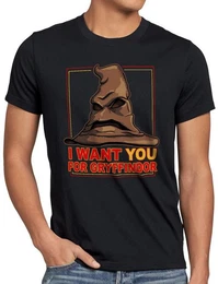 T-Shirt Haus Lwe Hut schule zauberei potter zauberschule harry