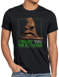 style3 T-Shirt Haus Schlange Hut Schule Zauberei Potter Zauberschule Harry Rot/Braun/Grün/Dunkelgrün