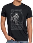 style3 T-Shirt Vitruvianische Stormtrooper Return Star Krieg Wars Vader der Sterne Schwarz