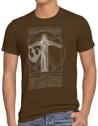 T-Shirt Vitruvianischer Wookiee chewie da vinci star wars