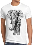 style3 T-Shirt Ink Elefant Weiß/Creme