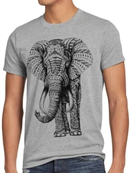 style3 T-Shirt Ink Elefant Grau/Hellgrau