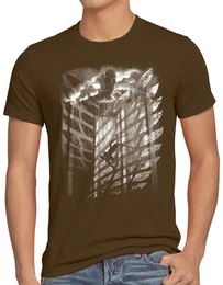 T-Shirt Jaeger Flying AoT Titan on Attack