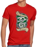 style3 T-Shirt Haus Schlange Hut Harry Schule Zauberei Wasser Potter Hogwarts Rot