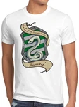 style3 T-Shirt Haus Schlange Hut Harry Schule Zauberei Wasser Potter Hogwarts Weiß/Gelb/Grün/Braun/Rot/Dunkelgrün