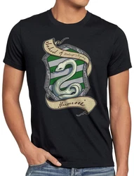 style3 T-Shirt Haus Schlange Hut Harry Schule Zauberei Wasser Potter Hogwarts Grün/Dunkelgrün/Schwarz