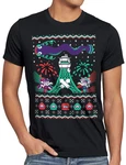 style3 T-Shirt Splash (3) Schwarz/Grün/Dunkelgrau/Dunkelblau