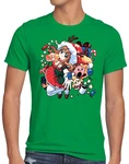 style3 Print-Shirt X-mas Gamer Girl Grün