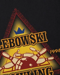 Style3 T-Shirt Lebowski Bowling Dude Bowler Big Rude the Big Lebowski Braun/Dunkelbraun