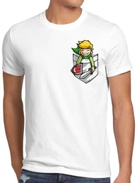 T-Shirt Link Brusttasche wild switch the breath of snes ocarina zelda hyrule