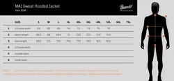 Brandit Kurzjacke Ma1 Sweat Hooded Jacket Dunkelgrün/Grün