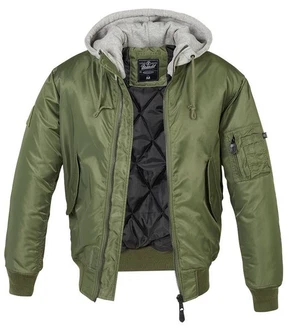 Brandit Kurzjacke Ma1 Sweat Hooded Jacket