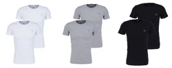 Chiemsee T-Shirt Double Pack GOTS Grau/Hellgrau/Dunkelgrau