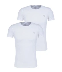 Chiemsee T-Shirt Double Pack GOTS Weiß/Hellblau/Blau/Creme/Dunkelblau