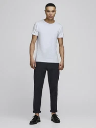 Jack & Jones T-Shirt Basic O-Neck Weiß/Creme