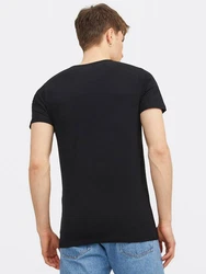 Jack & Jones T-Shirt Basic O-Neck Schwarz/Dunkelgrau/Dunkelblau/Grau
