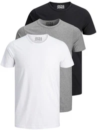 T-Shirt Basic O-Neck (3-tlg., 3er Pack) etwas lnger geschnitten, nicht zu kurz