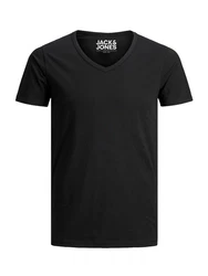 Jack & Jones T-Shirt Basic V-Neck Grau/Hellgrau/Dunkelgrau/Weiß
