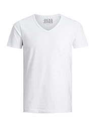 Jack & Jones T-Shirt Basic V-Neck Grau/Hellgrau/Dunkelgrau/Weiß