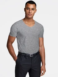 Jack & Jones T-Shirt Basic V-Neck Grau/Hellgrau/Dunkelgrau
