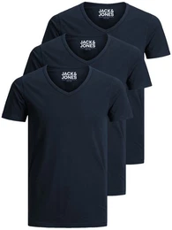T-Shirt Basic V-Neck (3-tlg., 3er Pack) etwas lnger geschnitten, nicht zu kurz
