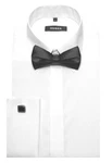 Huber Businesshemd HU-1011 Regular Fit schwarz/grau (HU-1011)