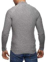Tazzio Strickjacke Biker-Look D408