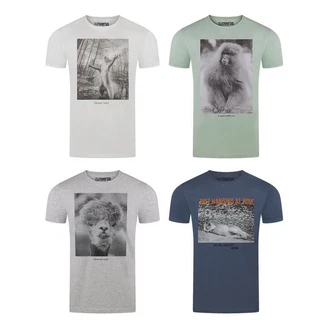 riverso T-Shirt Herren RIVCharly Regular Fit Grau/Mischfarben riverso T-Shirt Herren RIVCharly Regular Fit Grau/Mischfarben