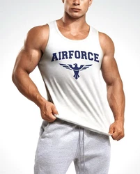 Neverless Tanktop Airforce US Army Adler Blau