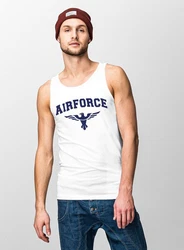 Neverless Tanktop Airforce US Army Adler Blau